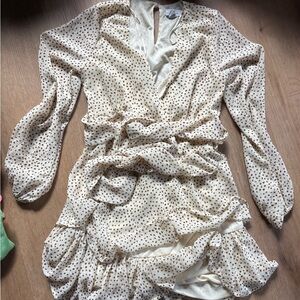 Polka Dot Wrap Dress